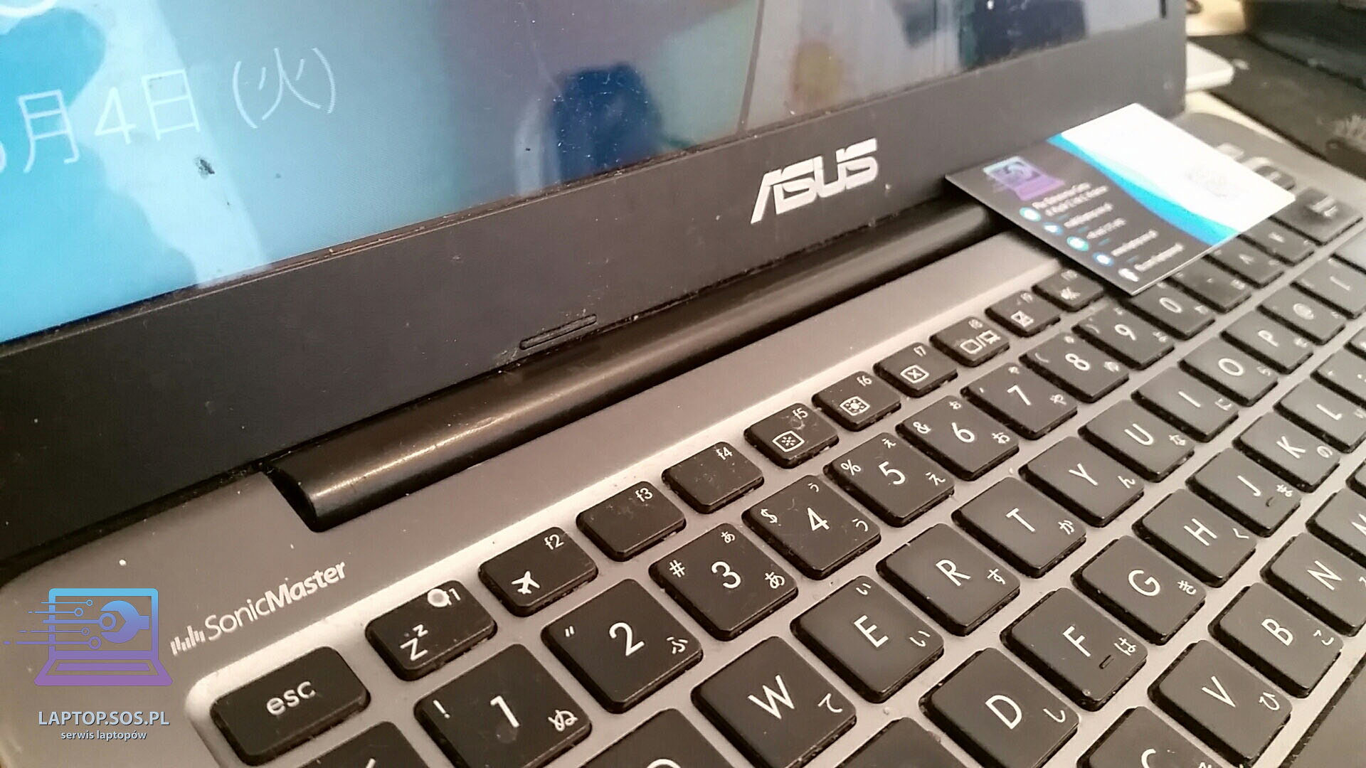 Asus R416S naprawa obudowy Krakow