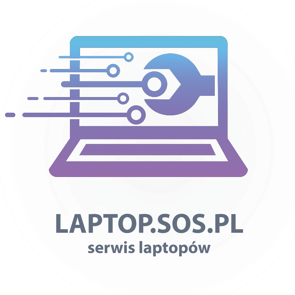 Logo firmy laptop sos pl serwis laptopów Kraków
