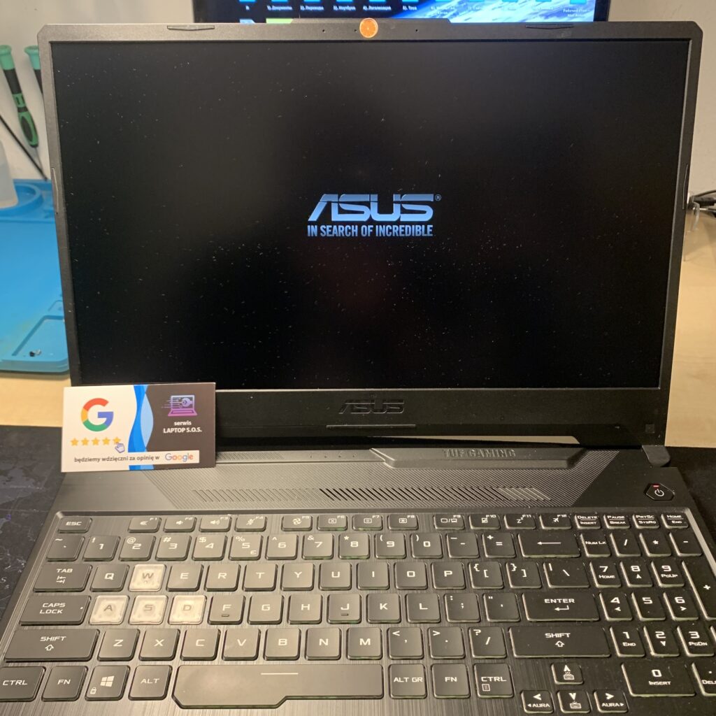 Laptop ASUS FA15IV wymiana matrycy ekranu LCD